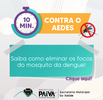 10 minutos contra a dengue